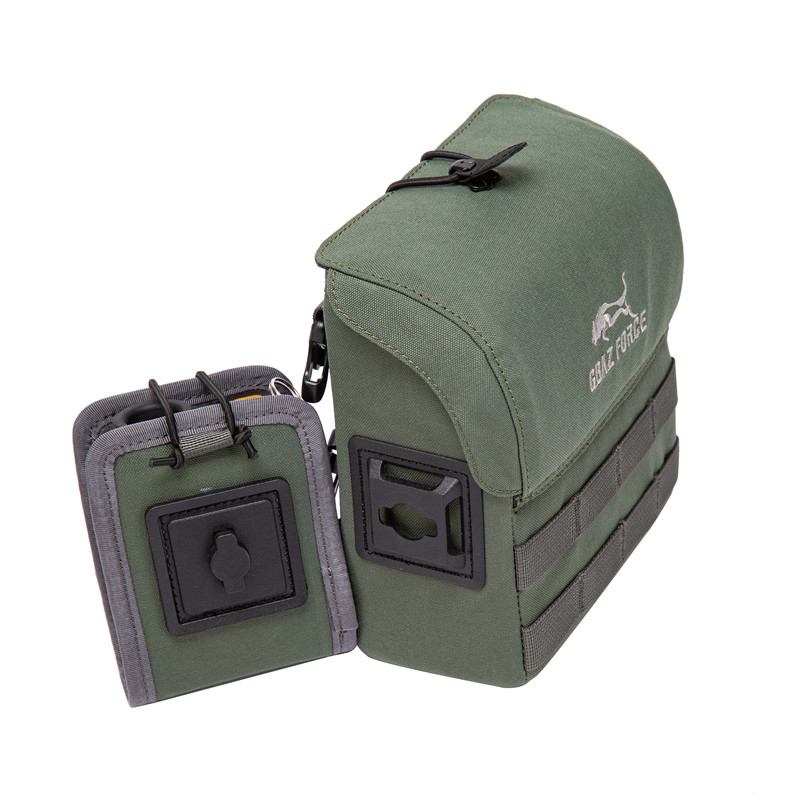 Elastic Control Binocular Bag Harness Bag Pack (Green)