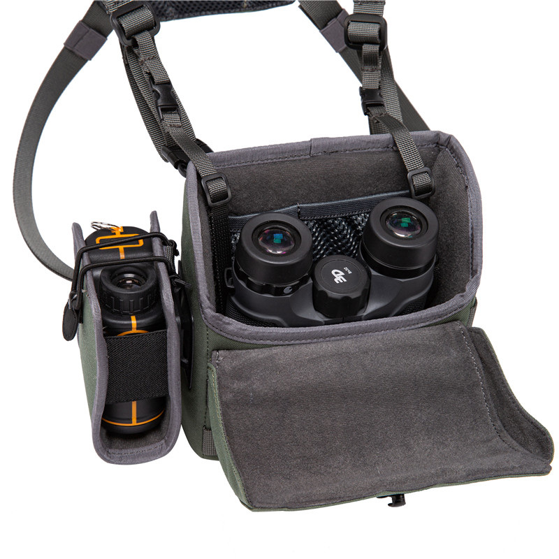 Elastic Control Binocular Bag Harness Bag Pack (Green)